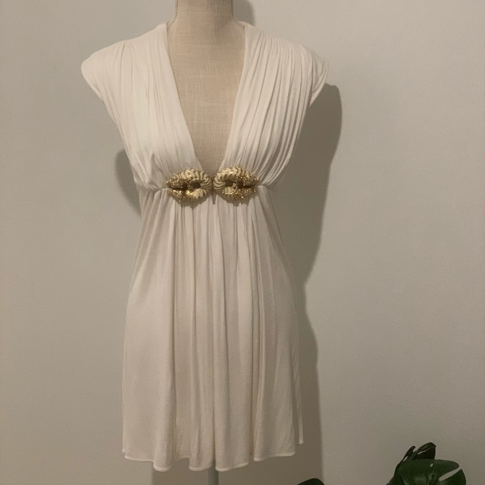 Sky Mini white party dress!